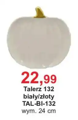 Meble Bodzio Talerz 132 biały/złoty oferta