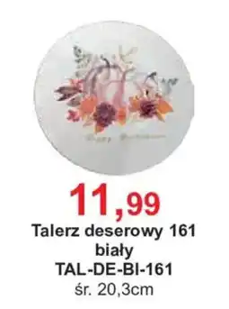 Meble Bodzio Talerz deserowy 161 biały oferta