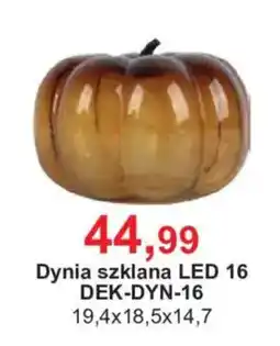 Meble Bodzio Dynia szklana LED 16 oferta