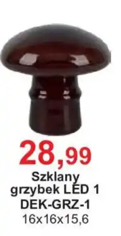 Meble Bodzio Szklany grzybek LED 1 oferta
