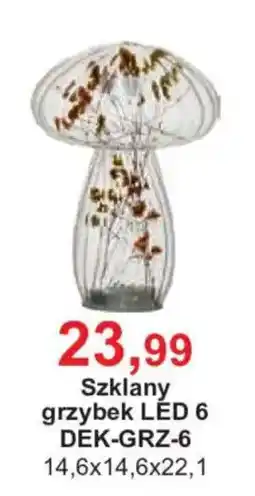 Meble Bodzio Szkłany grzybek LED 6 oferta