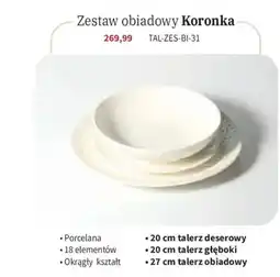 Meble Bodzio Zestaw obiadowy Koronka oferta