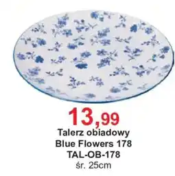 Meble Bodzio Talerz obiadowy Blue Flowers 178 oferta