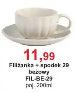 Meble Bodzio Filiżanka + spodek 29 beżowy oferta