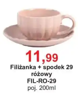 Meble Bodzio Filiżanka + spodek 29 różowy oferta