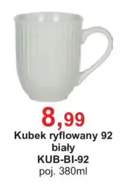 Meble Bodzio Kubek ryflowany 92 biały oferta