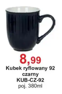 Meble Bodzio Kubek ryflowany 92 czarny oferta