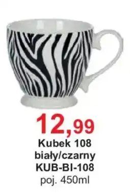 Meble Bodzio Kubek 108 biały/czarny oferta