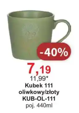 Meble Bodzio Kubek 111 oliwkowy/złoty oferta