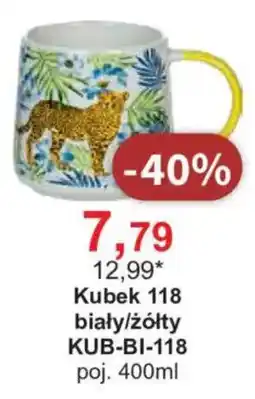 Meble Bodzio Kubek 118 biały/żółty oferta
