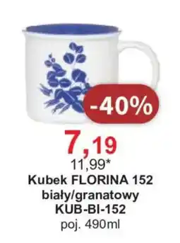 Meble Bodzio Kubek FLORINA 152 biały/granatowy oferta