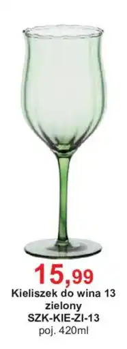 Meble Bodzio Kieliszek do wina 13 zielony oferta