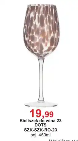 Meble Bodzio Kieliszek do wina 23 DOTS oferta