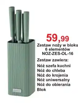 Meble Bodzio Zestaw noży w bloku oferta