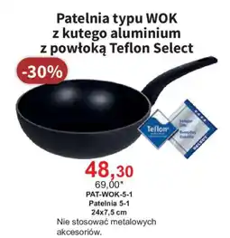 Meble Bodzio Patelnia typu WOK z kutego aluminium z powłoką Teflon Select oferta
