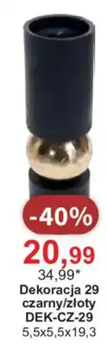 Meble Bodzio Dekoracja 29 czarny/złoty oferta