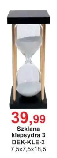 Meble Bodzio Szklana klepsydra 3 oferta