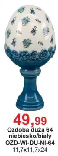 Meble Bodzio Ozdoba duza 64 niebiesko/bialy oferta