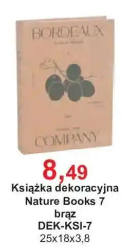 Meble Bodzio Książka dekoracyjna Nature Books 7 brąz oferta