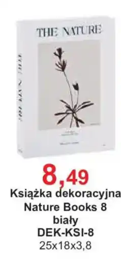 Meble Bodzio Książka dekoracyjna Nature Books 8 biały oferta