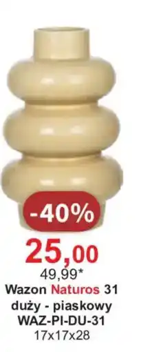 Meble Bodzio Wazon Naturos 31 duży - piaskowy oferta