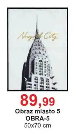Meble Bodzio Obraz miasto 5 oferta