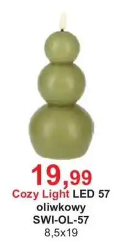 Meble Bodzio Cozy Light LED 57 oliwkowy oferta