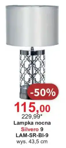 Meble Bodzio Lampka nocna Silvero 9 oferta