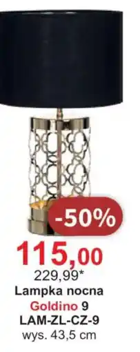 Meble Bodzio Lampka nocna Goldino 9 oferta