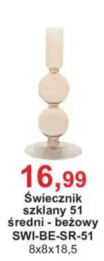 Meble Bodzio Świecznik szklany oferta