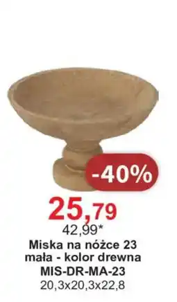Meble Bodzio Miska na nóżce 23 mała - kolor drewna oferta