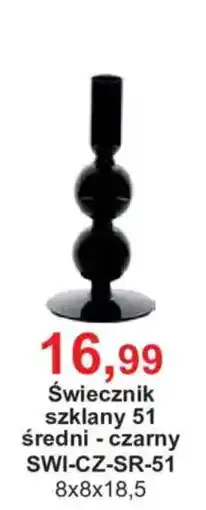 Meble Bodzio Świecznik szklany 51 oferta
