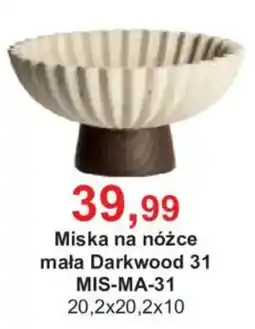 Meble Bodzio Miska na nóżce mała Darkwood 31 oferta