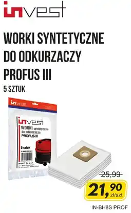 Unimet Worki syntetyczne do odkurzacza Profus III oferta