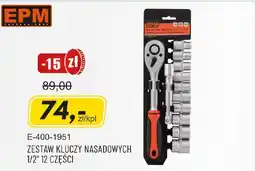 Unimet EPM ZESTAW KLUCZY NASADOWYCH 1/2" 12 CZĘŚCI oferta