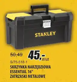 Unimet Stanley Skrzynka Narzędziowa Essential 16" Zatrzaski Metalowe oferta