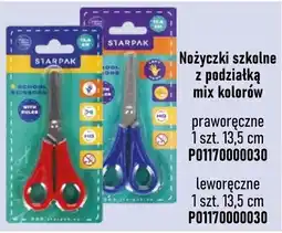 AT Nożyczki szkolne z podziałką mix kolorów oferta