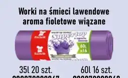 AT Worki na śmieci lawendowe aroma fioletowe wiązane oferta