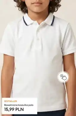 Sinsay Bawełniana koszulka polo oferta