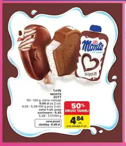 Carrefour Lody na patyku Monte Zott oferta