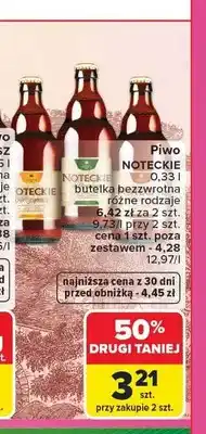 Carrefour Piwo Noteckie oferta