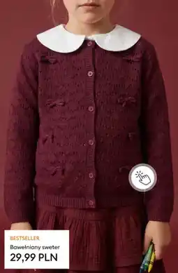 Sinsay Bawełniany sweter oferta