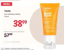 Rossmann Krio-sublimator cellulitu Tołpa Dermo Body Gym oferta