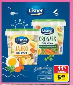 Carrefour Sałatka warzywna z groszkiem Lisner oferta