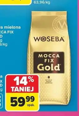 Carrefour Kawa ziarnista Woseba Mocca Fix Gold oferta