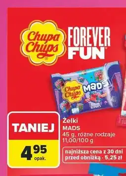 Carrefour Żelki Chupa Chups MADS Berries oferta