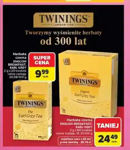 Carrefour Herbata czarna Twinings English Breakfast oferta