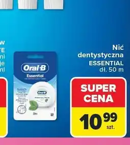 Carrefour Nić dentystyczna Oral-B Essential 50 m oferta