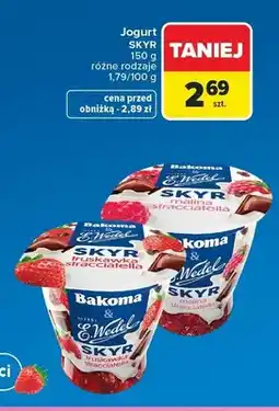 Carrefour Jogurt Skyr Bakoma E.Wedel o smaku malina stracciatella oferta
