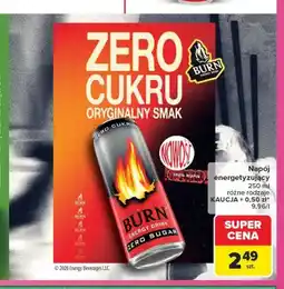 Carrefour Napój energetyzujący Burn Zero Sugar oferta